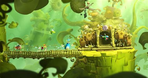 Rayman Legends! En festlig platformupplevelse fylld med musik och galna karaktärer